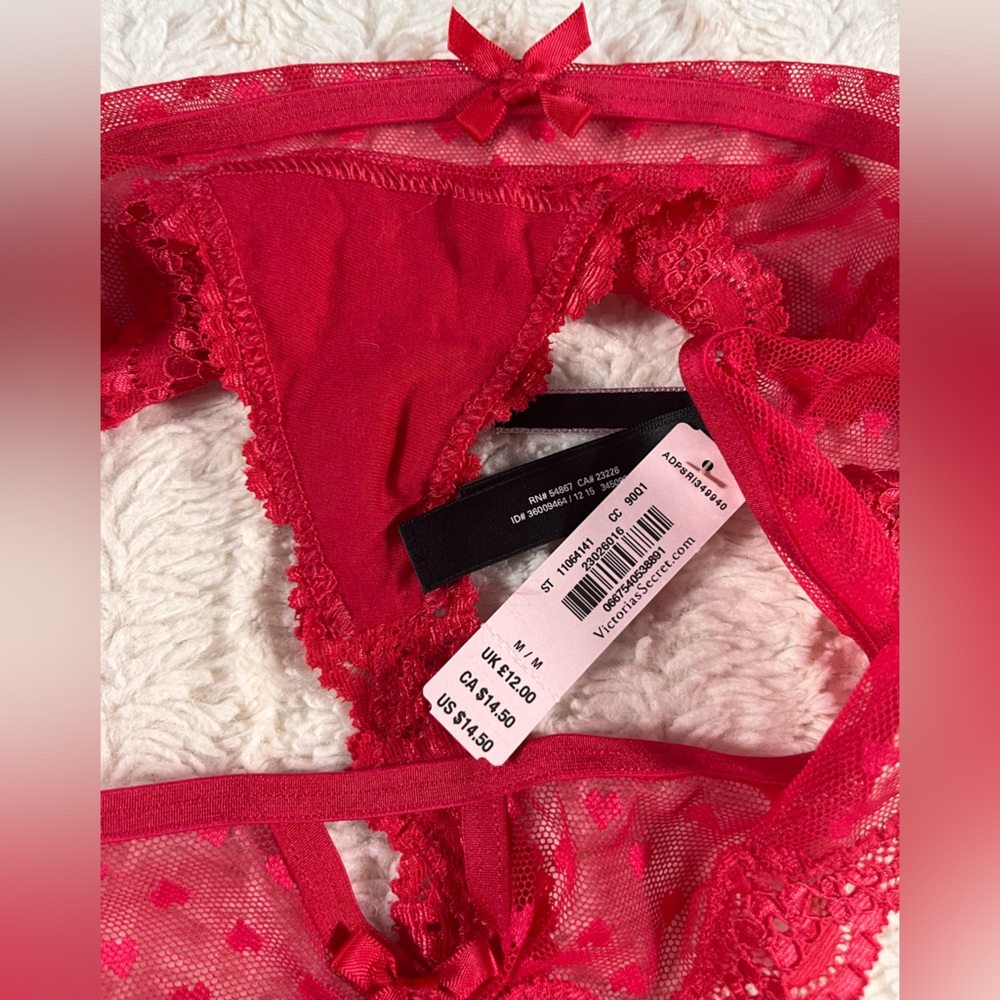 Victoria’s Secret Bra Set Sweetheart Red 34C L NWT, NWOT - Picture 8 of 8